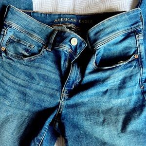 American Eagle High-Rise Artist Flare sz 8